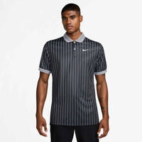 Nike Victory+ Men's Dri-FIT Novelty Golf Polo - Anthracite / Wolf Grey / White