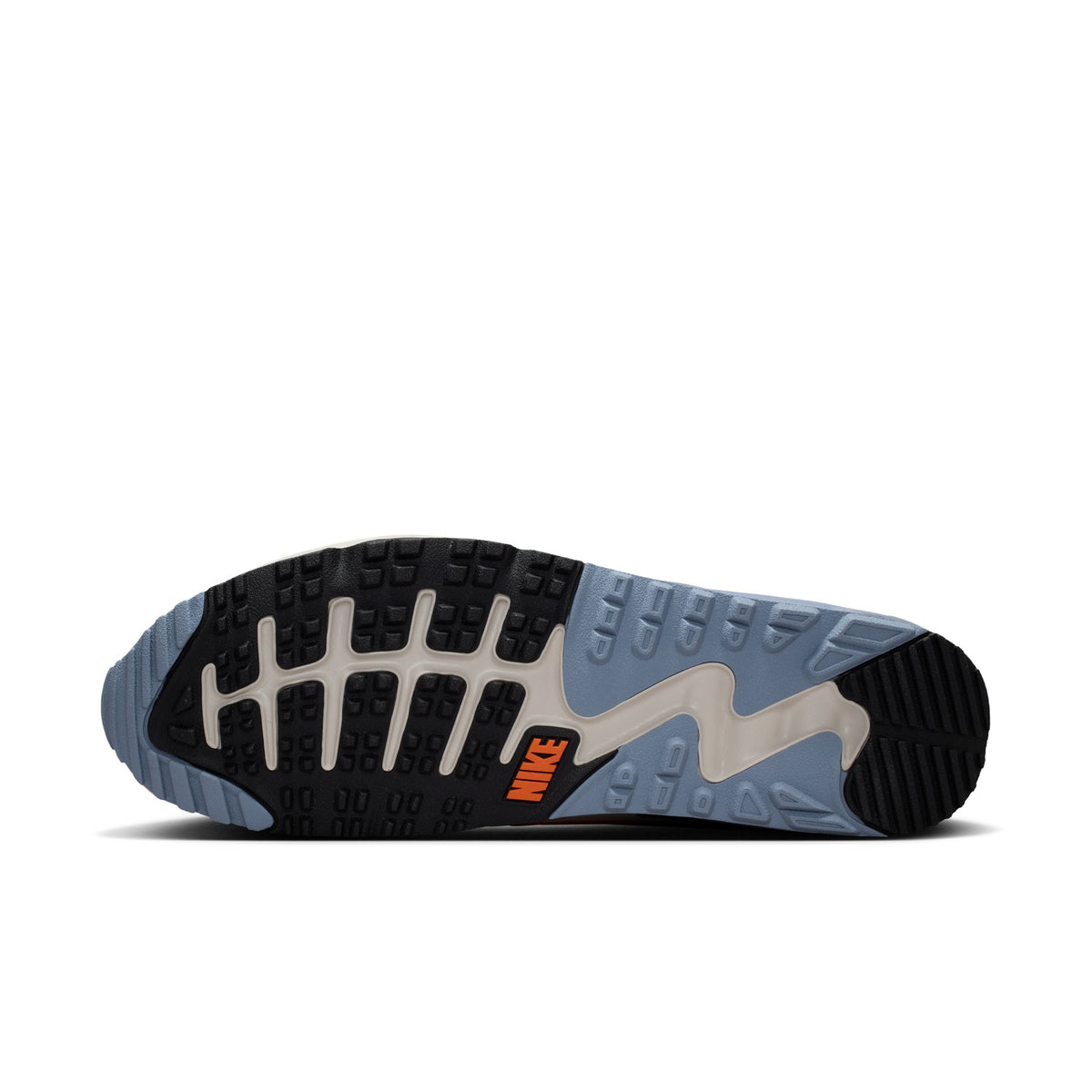 Nike Air Max 90 G Golf Shoes - Mens - Moon Particle/Light Bone/Ashen Slate/Safety Orange