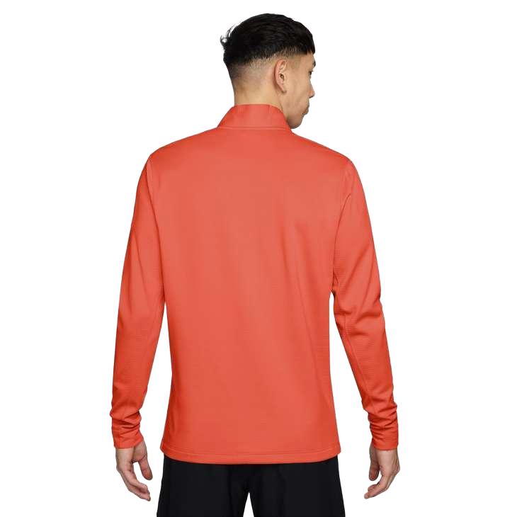 Nike Velocity Men's Therma-FIT 1/2-Zip Golf Top - Turf Orange / White