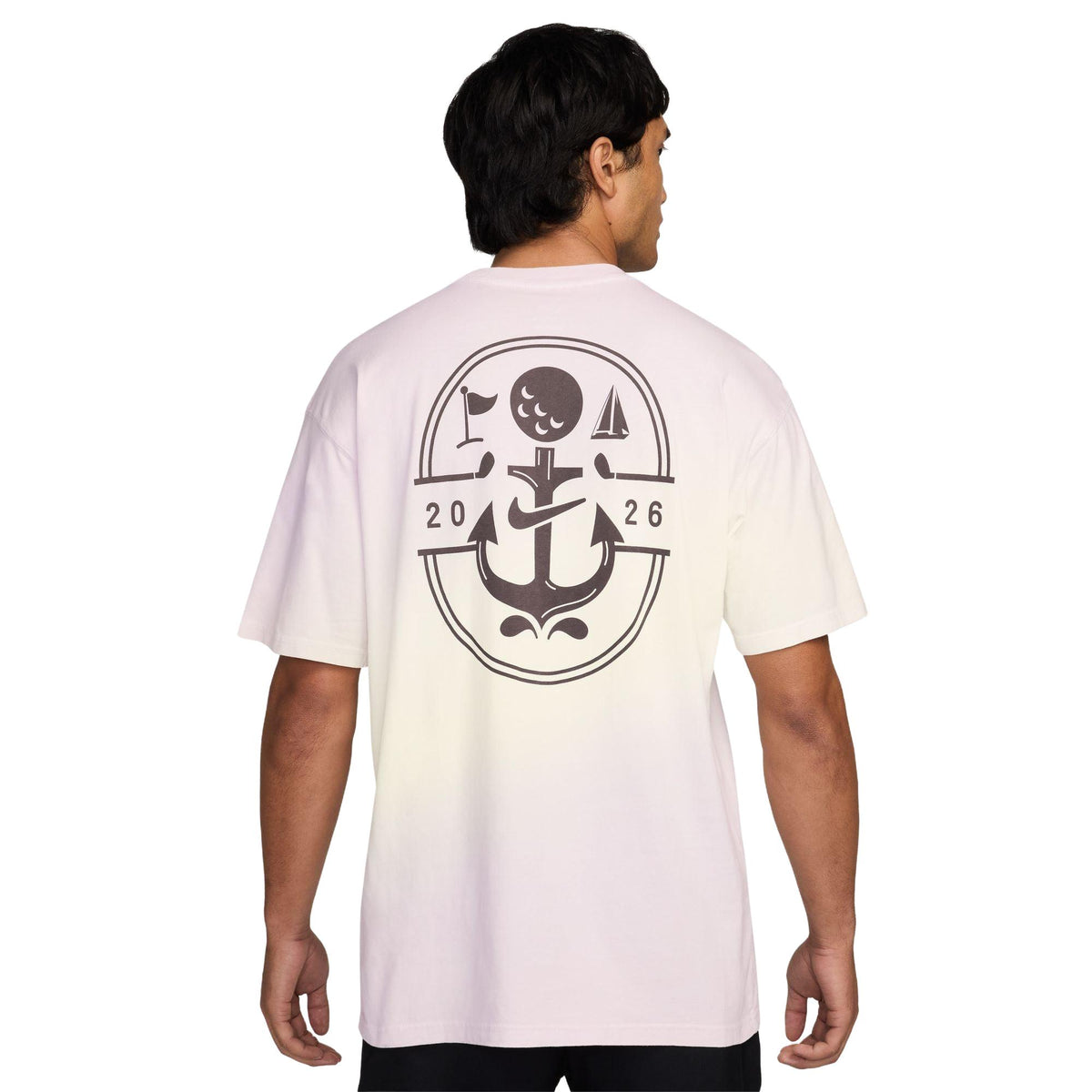 Nike Men's Loose Golf T-Shirt - U.S. Open - Sail / Pearl Pink