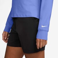 Nike Victory Women's Dri-FIT Long-Sleeve Polo - Sapphire / White