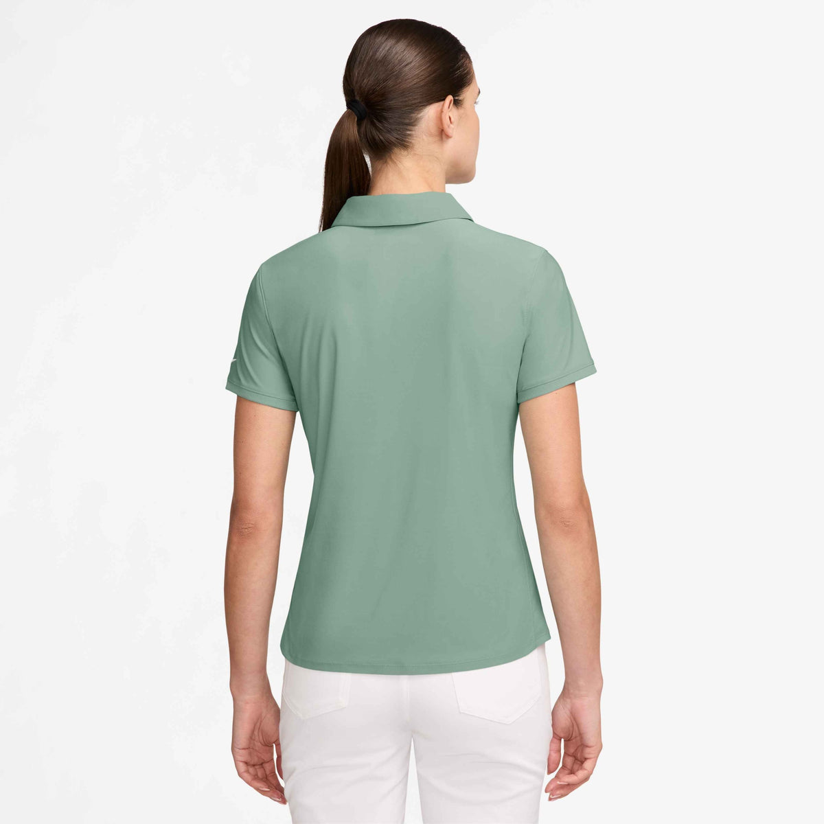 Nike Victory Women's Dri-FIT Short-Sleeve Golf Polo - Steam / white