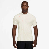 Nike Par Men's Dri-FIT Short-Sleeve Golf Polo - Sail / Turf Orange