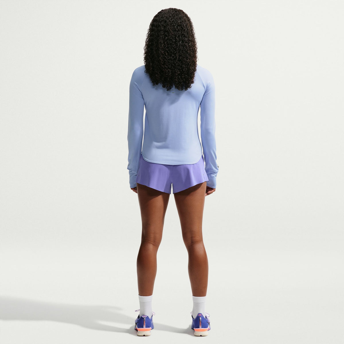 Nike Swift Women's Dri-FIT UV 1/4-Zip Running Top - Aluminum