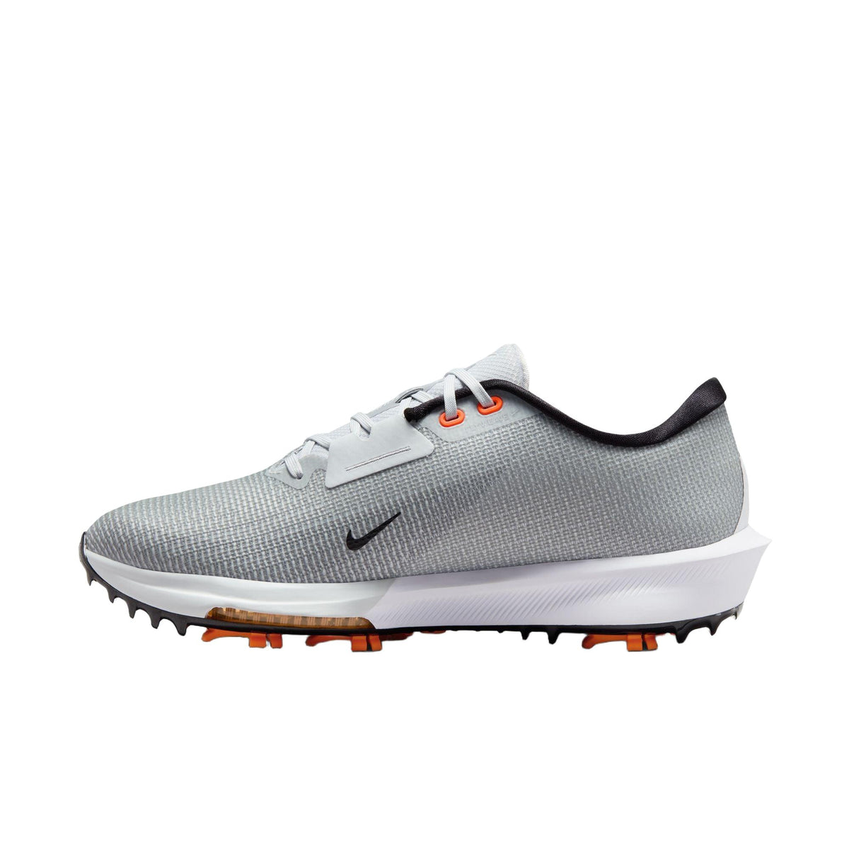 Nike Infinity Tour 2 Golf Shoes - Pure Platinum / White / Safety Orange