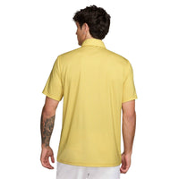 Nike Velocity Men's Dri-FIT Golf Polo - Micro Print - Saffron Quartz / Black