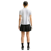 Nike Golf Club Women's Dri-FIT UV Short-Sleeve Golf Polo - White / Black