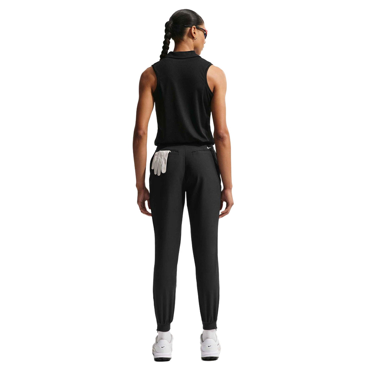 Nike Golf Club Women's Repel Slim Mid-Rise Golf Pants - Black / White