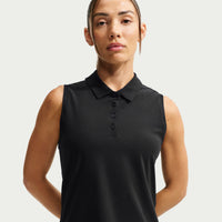 Nike Victory Dri-FIT Sleeveless Golf Polo - Womens - Sold Out - Black/White
