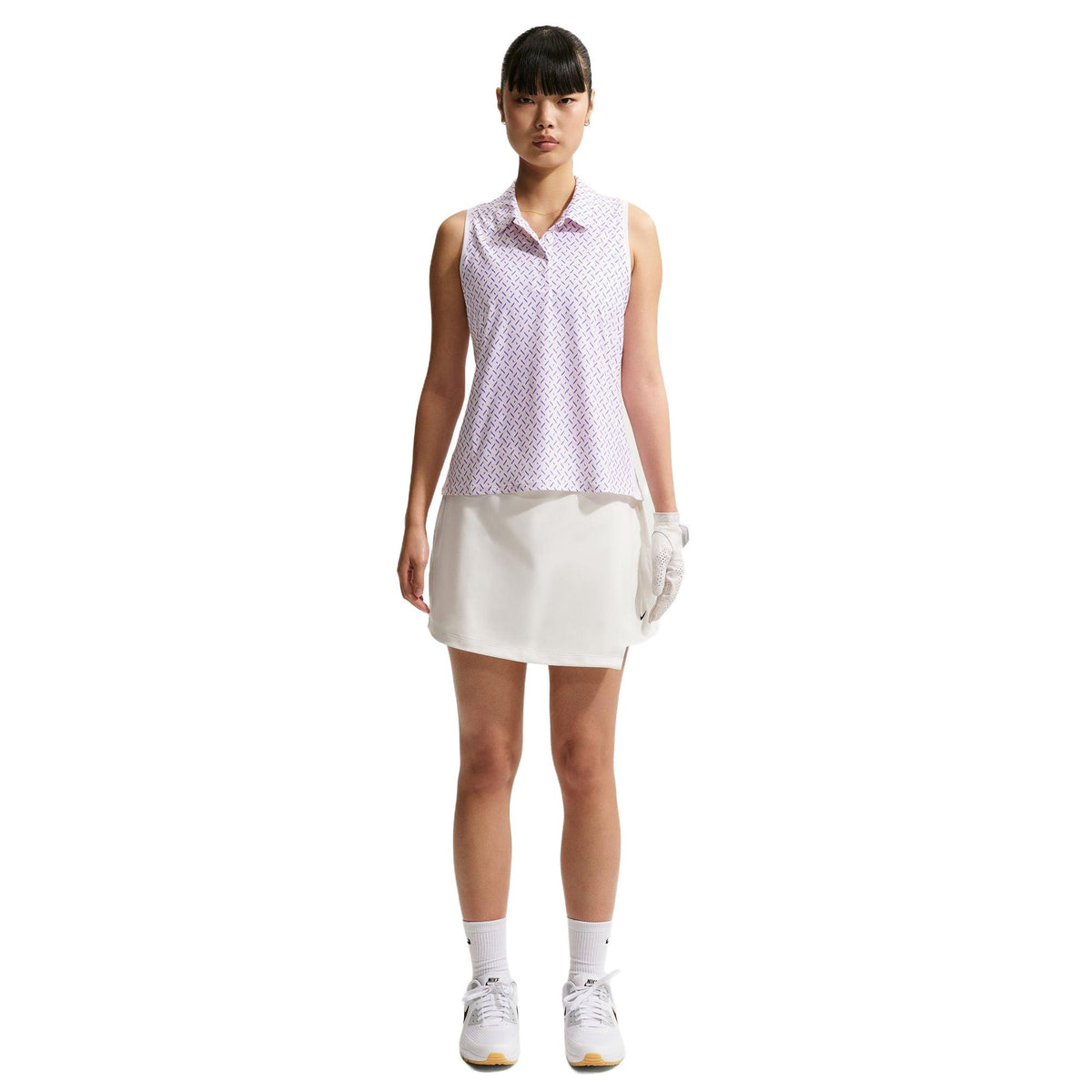Nike Golf Club Women's Dri-FIT Golf Skirt - Sail / Black