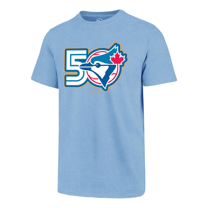 Toronto Blue Jays '47 Fan 50 Tee - Carolina Blue