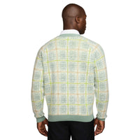 Nike Tartan Men's Loose Golf Cardigan - Steam