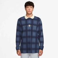 Nike Fairway Fresh Men's Dri-FIT Loose Long-Sleeve Golf Polo - Midnight Navy / Sail