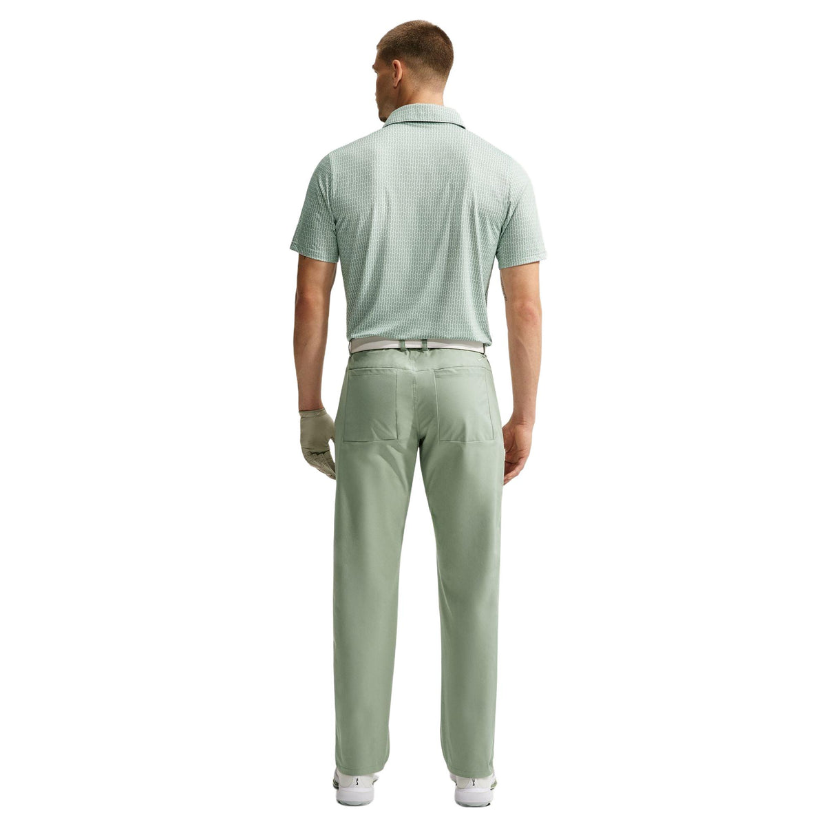 Nike Velocity Men's Dri-FIT Printed Golf Polo - Jade Horizon / Spruce Fog / White
