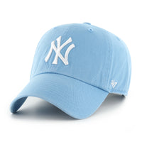 New York Yankees '47 Clean Up Cap - Columbia/White