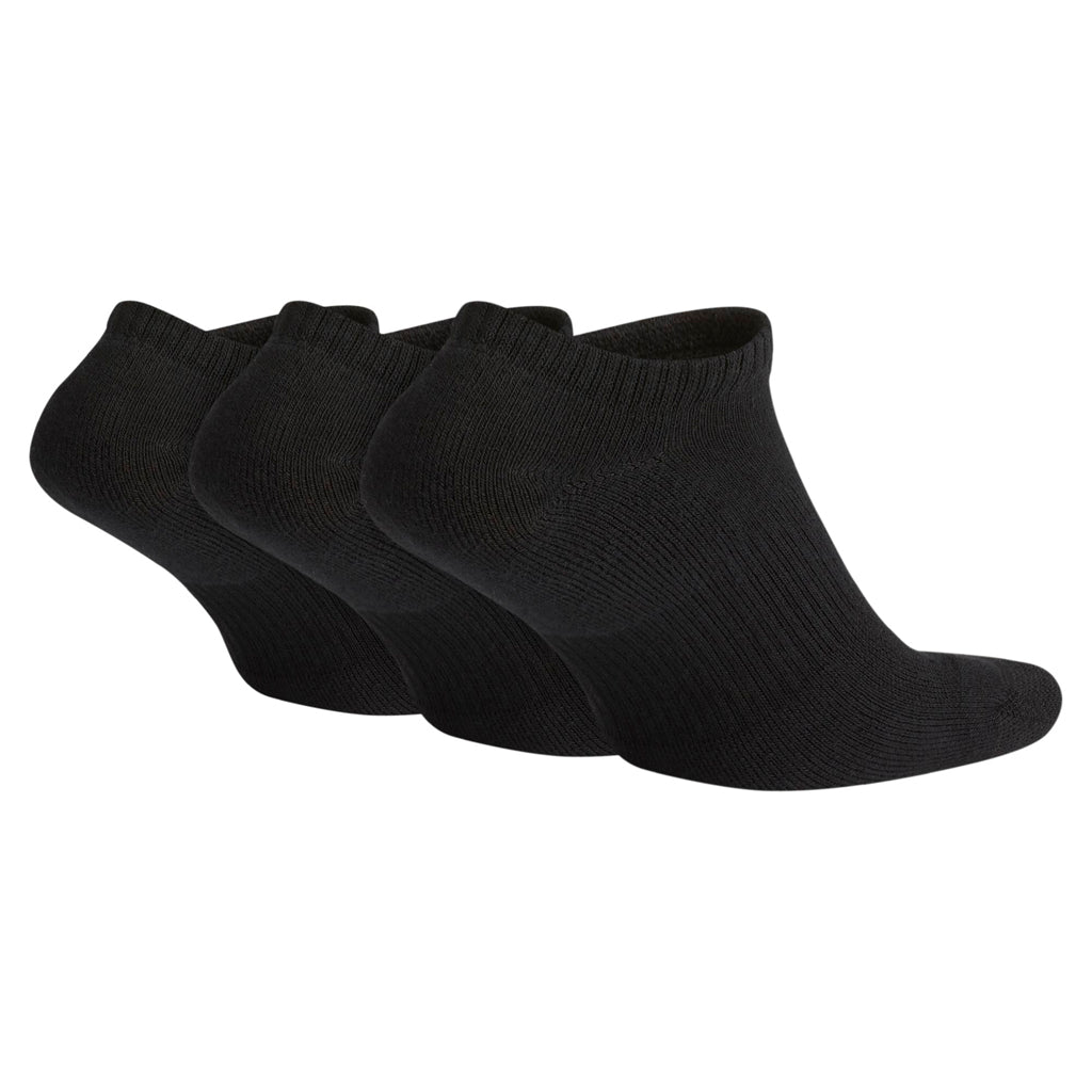 Nike Everyday Plus Cushion Training No-Show Socks (3 Pairs) - Black/White
