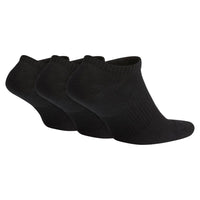 Nike Everyday Plus Cushion Training No-Show Socks (3 Pairs) - Black/White