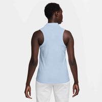 Nike Victory Dri-FIT Sleeveless Golf Polo - Womens - Sold Out - Hydrogen Blue/White