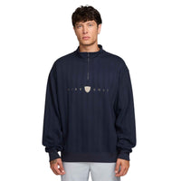 Nike Fairway Fresh Men's Therma-FIT Oversized 1/2-Zip Golf Top - College Navy / Limestone