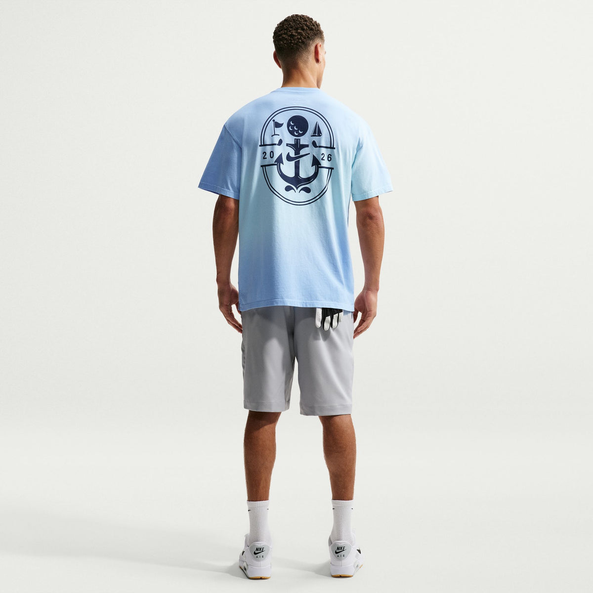 Nike Men's Loose Golf T-Shirt - U.S. Open - Glacier Blue / Hydrogen Blue