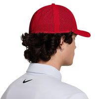 Nike Rise Dri-FIT ADV SwooshFlex Structured Golf Cap - University Red / Anthracite / Black