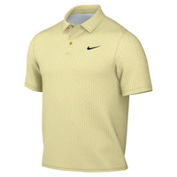 Nike Velocity Men's Dri-FIT Golf Polo - Micro Print - Saffron Quartz / Black