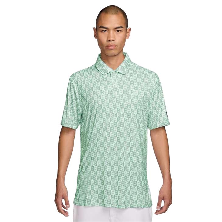 Nike Par Men's Dri-FIT Golf Polo - Icon Print - Barely Green