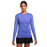 Nike Golf Club Women's Dri-FIT UV Long-Sleeve Golf Top - Sapphire / Black