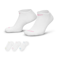 Nike Everyday Plus Cushion Training No-Show Socks (3 Pairs) - Multi-Color