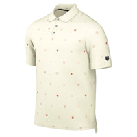 Nike Par Men's Dri-FIT Short-Sleeve Golf Polo - Sail / Turf Orange