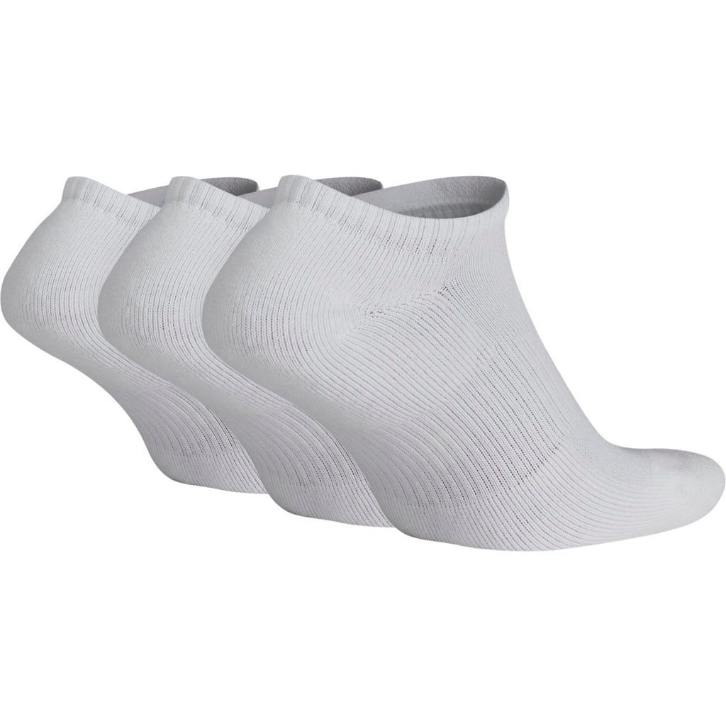 Nike Everyday Plus Cushion Training No-Show Socks (3 Pairs) - White/Black