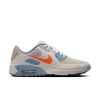 Nike Air Max 90 G Golf Shoes - Mens - Moon Particle/Light Bone/Ashen Slate/Safety Orange