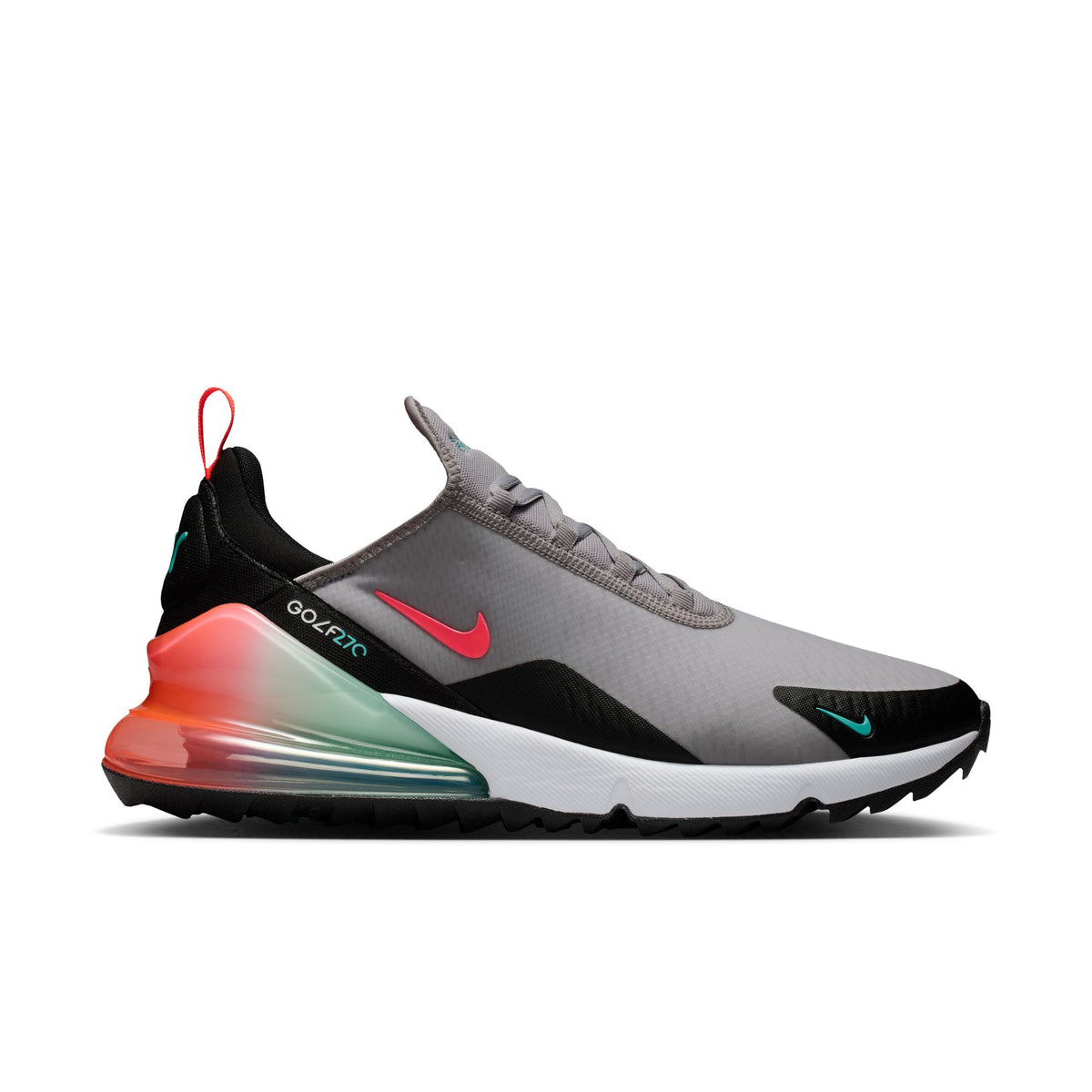 Nike Air Max 270 G Golf Shoe - Mens - Atmosphere Grey/White/Black/Hot Punch