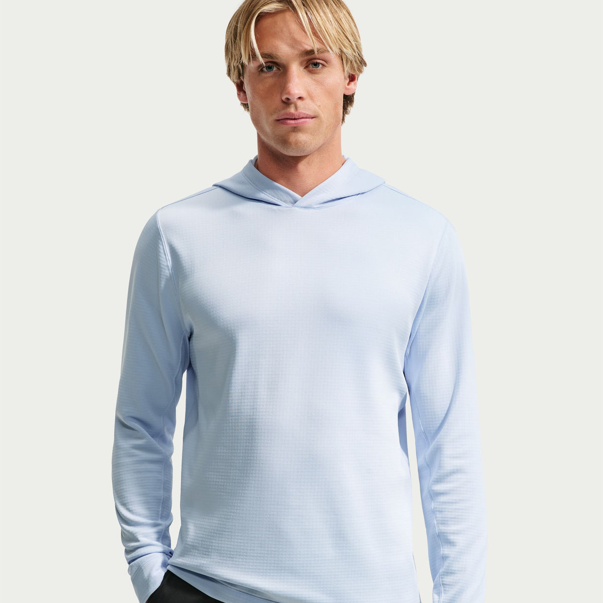 Nike Velocity Men's Therma-FIT Golf Hoodie - Hydrogen Blue / Black
