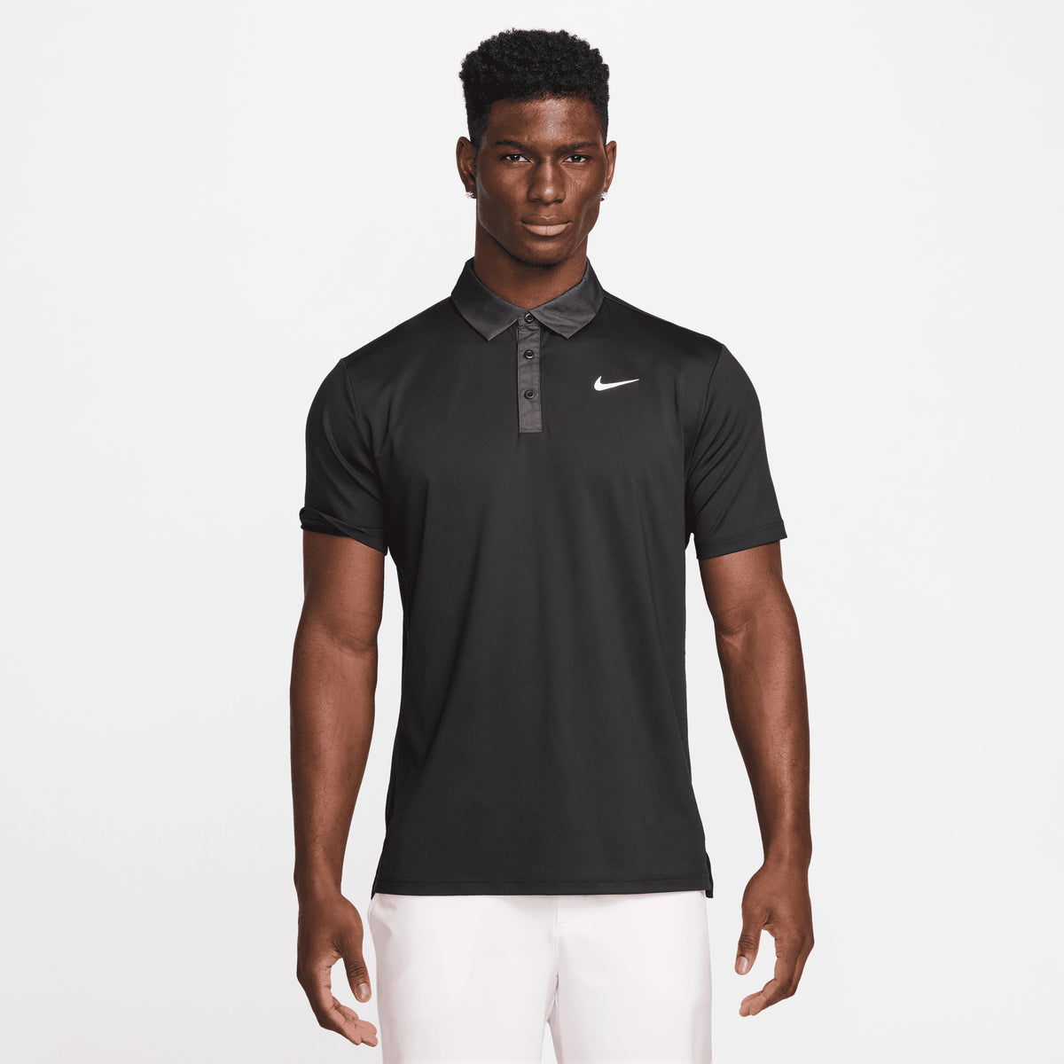 Nike Tour Dri-Fit Golf Polo - Black/Anthracite/White