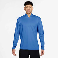 Nike Velocity Men's Therma-FIT 1/2-Zip Golf Top - Pacific Blue / white