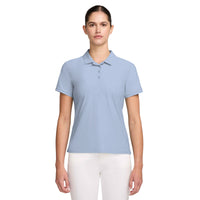 Nike Victory Women's Dri-FIT Short-Sleeve Golf Polo - Hydrogen Blue / White