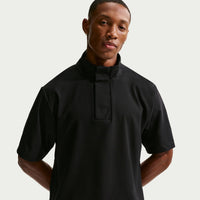 Nike Tailored Performance Dri-FIT Loose Short-Sleeve Golf Windshirt - Black
