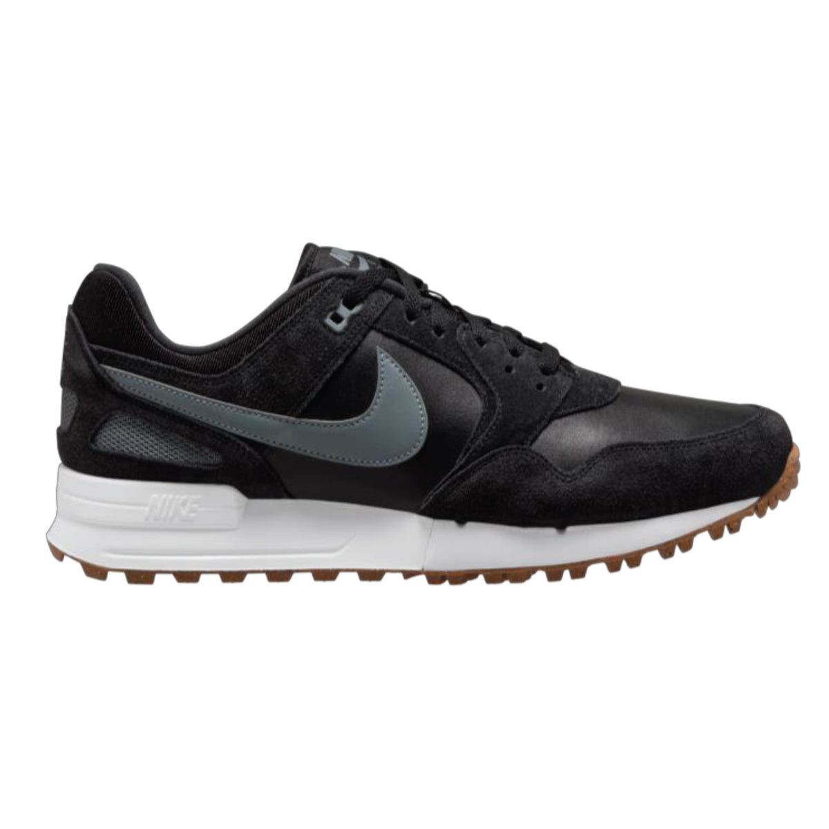 Nike Air Pegasus '89 G Golf Shoes - Mens - Black/White/Gum Medium Brown/Wolf Grey