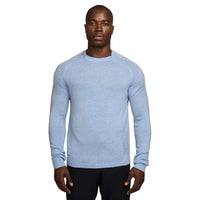 Nike Tailored Performance Men's Crew-Neck Golf Crew-Neck Top - Work Blue / Ashen Slate