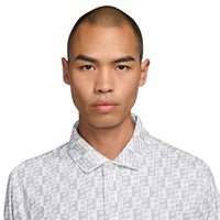 Nike Par Men's Dri-FIT Golf Polo - Icon Print - White