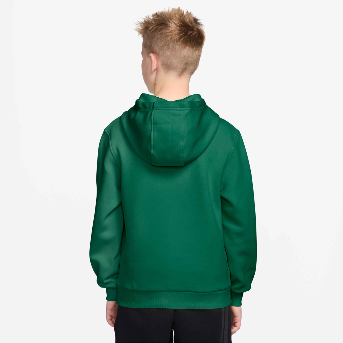 Nike Sportswear Club Fleece Big Kids' Pullover Hoodie - Malachite / White