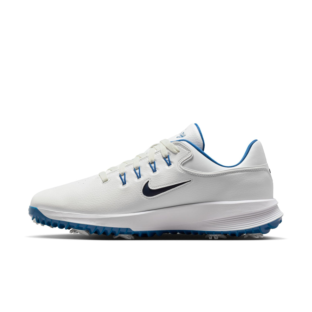 Nike Victory Pro 4 Golf Shoes - Summit White / Court Blue / Metallic Silver / Obsidian