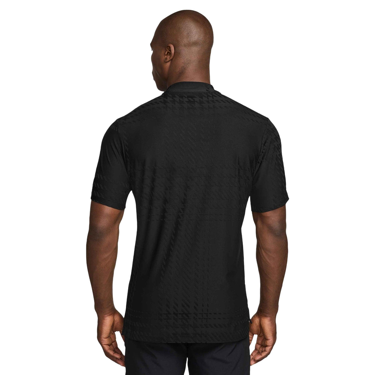 Nike Tartan Men's Dri-FIT Golf Top - Black