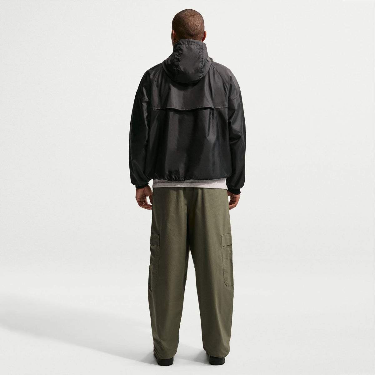 Nike Sportswear Windrunner Hooded Jacket - Black/White