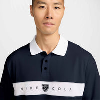 Nike Fairway Fresh Men's Dri-FIT Panel Loose Golf Polo - College Navy / White / Limestone / Black
