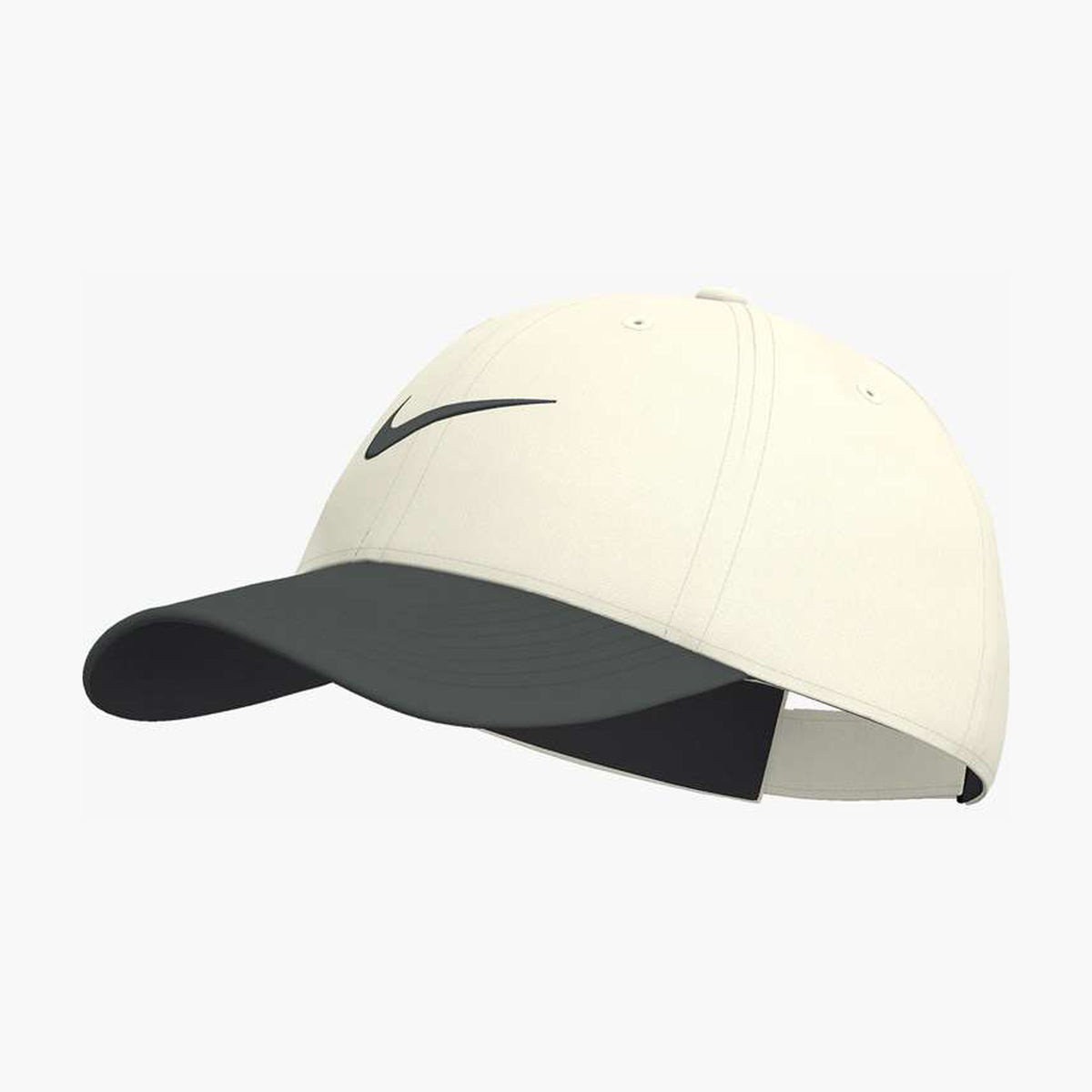 Nike Dri-Fit Structured Swoosh Club Cap (backordered to July 2026) - Sail/Camo Green