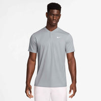 Nike Dri-FIT Victory Blade Golf Polo - Mens - Wolf Grey/White