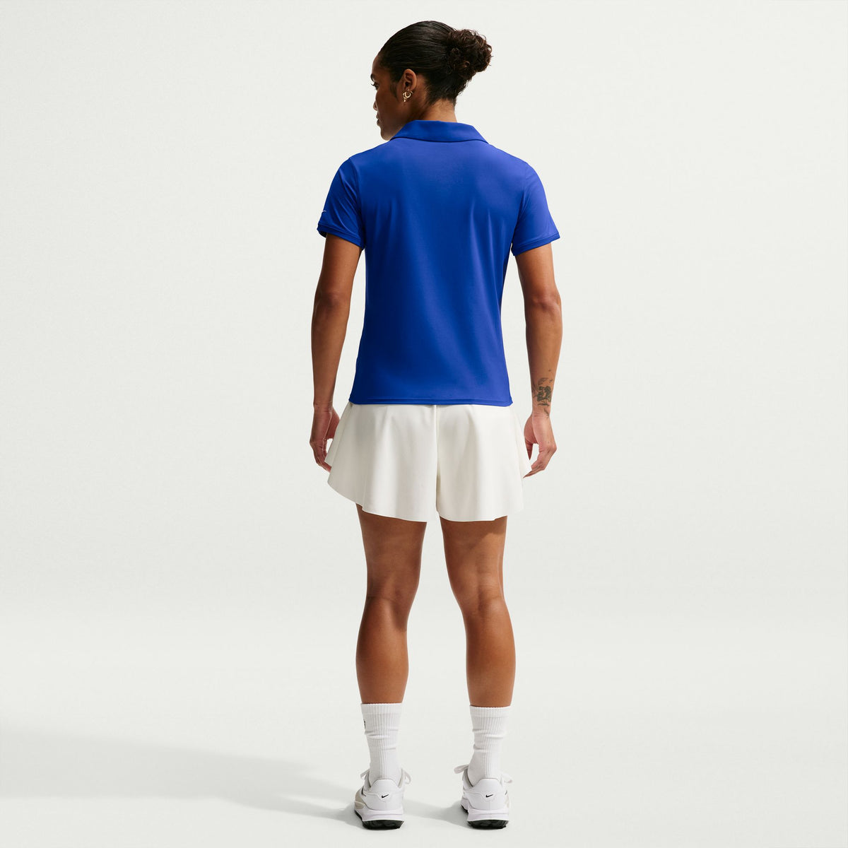 Nike Victory Women's Dri-FIT Short-Sleeve Golf Polo - Old Royal / White