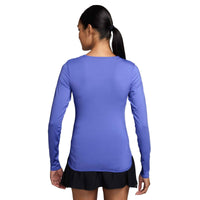 Nike Golf Club Women's Dri-FIT UV Long-Sleeve Golf Top - Sapphire / Black